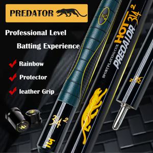 TEMU PREOARDR 58인치 카본 파이버 풀 큐, 디자인, 노랑 & 블랙, 팁 & 그립, 보호 케이스 포함 - 9볼 및 캐롬 당구에 완벽함, 크리스마스, 데이, 추수감사절, 할로윈 선물 이상적, 풀 장비 | 카본 파이버 샤프트 | 그립 핸들