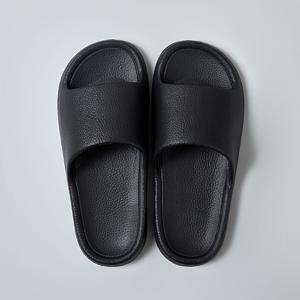 TEMU 여성용 두꺼운 밑창이 있는 미끄럼 방지 EVA 슬리퍼, 해변 및 실내/실외 사용을 위한 캐주얼 슬립온 샌들.