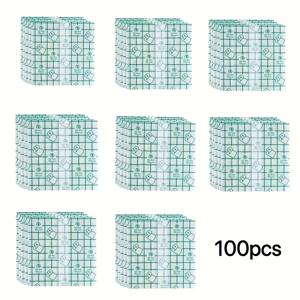 TEMU 50/100pcs 보이지 않는 다리 올리기 및 엉덩이 보강 스티커 - 냄새 없는 플라스틱 미용 접착제, 일상 착용에 적합, 여행 액세서리, 안전하고 편안한 다리 형상 보정 스티커, 더 슬림한 외모를 위한