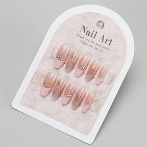 TEMU 10pcs 핫셀링 웨어러블 네일 팁, 하이엔드 러브와 보우 프렌치 핸드메이드 네일 아트, 분리 가능한 네일 팁, 달콤하고 시원한 풀 커버리지 네일, 여성과 남성을 위한 프레스 온 네일