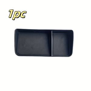 TEMU 1pc 자동차 대시보드 정리함, 키, 폰, 컵 홀더 등에 사용할 수 있는 다기능 보관 트레이, 내구성이 뛰어난 플라스틱 재질, 미끄럼 방지 고무 패드, 모든 차량과 호환 가능, 대시보드 보관 정리함|세련된 차량 장식|고무 패드 트레이