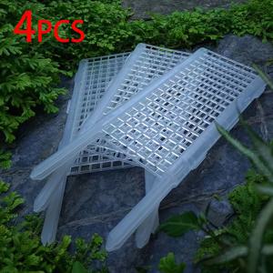 TEMU 4pcs 현대적인 플라스틱 모스 스틱 식물 지원, 실내 및 실외攀爬 식물용 - 경량 직사각형 스틱, 교체 가능한 구성 요소, 흰색 - 몬테라 및 다른 덩굴 식물에 적합합니다.
