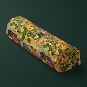 TEMU 1개 39x59인치 (100x150cm) 컬러풀 구스타프 클림트 영감 아트 패브릭, 100% 폴리에스터 소재, DIY 공예 프로젝트용, 핸드메이드 지갑/수제품 재료, 홈 데코, 크래프트 애호가 필수품, 베개/테이블보/DIY 지갑 제작에 완벽, 선물 아이디어
