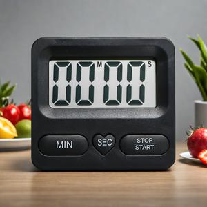 TEMU 대형 디스플레이 다기능 타이머 - 주방 베이킹, 공부, 사무실 필수 알림 도구