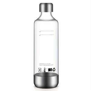 TEMU 1L 스파클링 워터 메이커 PET 탄산수 병, 소다 메이커 소다 스트리밍 머신 스테인리스 스틸 병 (KT-150, KT-151, KT-168, KT-160, KT-192, KT-201 호환)