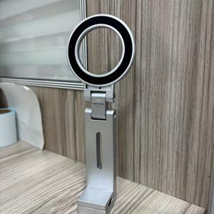 TEMU 휴대용 자석 휴대폰 홀더 여행 스탠드 접이식 360도 회전 비행기 캐리어 책상 멀티 기능 미니 ABS 스탠드