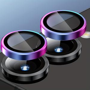TEMU 삼성 갤럭시 Z 플립 7 호환 카메라 렌즈 보호기, 개별 렌즈 프로텍터, ZFlip7 Flip7 5G 스크래치 방지 초슬림 강화유리 알루미늄 에징 [설치 트레이 포함][케이스 친화적] - 갤럭시 Z 플립 7용 (1세트)