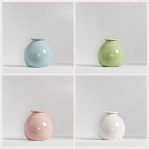 TEMU 4개 세라믹 장식용 병 세트, 수경 재배 소형 화병, 리틀 험프티 덤피 디자인, 홈 거실 사무실 장식에 적합한 모델링 공예품, 인공 꽃 및 말린 꽃 테이블 상의 장식, 크리스마스와 추수감사절에 완벽