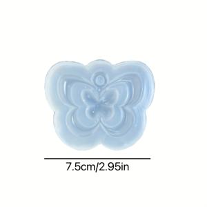 TEMU DIY 공예용 실리콘 레진 모양 세트, 나비 펜던트 스윙 액세서리, 사진 프레임, 장식용 에폭시 키체인, 직사각형 모양, 내구성 있는 재질