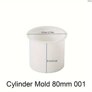 TEMU 다용도 3D 실리콘 캔들 몰드 - DIY, 점토 및 레진 공예용 - 수제 장식에 완벽함 (20mm-80mm)