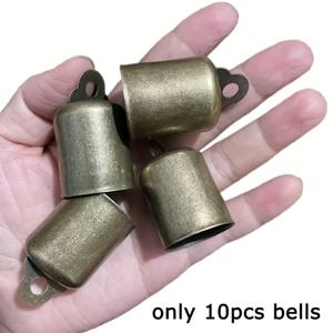 TEMU 10개 빈티지 금속 장식 종, 전기 필요 없음, 바람 종, 홈 오피스 매장 문 걸이, 창의적인 DIY 선물 포장에 이상적, 생일, 결혼식, , 부활절에 완벽