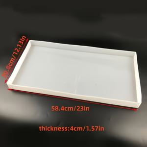 TEMU 레진 캐스팅 몰드 LEQU 대형 직사각형 실리콘 몰드 1개, 테이블탑 및 DIY 장식품 제작용