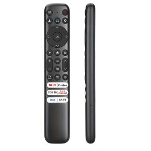 TEMU TCR Google TV 리모컨 교체용, TCL QM8/QM7/S5/S4/S3/Q7/Q6/Q5 4K UHD HDR LED QLED QD-MiniLED Full-HD 스마트 TV 호환, 홈 엔터테인먼트용 리모컨, 세련된 디자인, 다기능성, 휴대하기 편한 디자인, 내구성 강화, 적외선 리모컨, 기술 애호가를 위한 액세서리