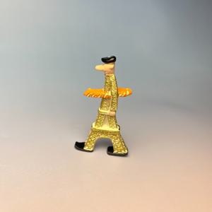 TEMU 1개 창의적인 에펠탑 냉장고 자석 - 걷는 파리 랜드마크 레진 장식, 육각형 컴팩트 디자인 주방/사무실용, 식기세척기 여행 기념품 & 홈 데코, 귀여운 냉장고 자석, 내구성 있는 장식 아이템