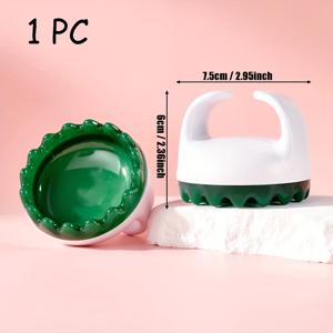 TEMU 1pc 플라스틱 Gua Sha 마사지 도구 - 얼굴 및 몸 마사지 Gua Sha 도구, 전체 몸 사용 | 플라스틱 재질, 배터리 필요 없음 | 인간공학적 디자인 | 내구성 있는 플라스틱 Gua Sha 도구|괄사마사지