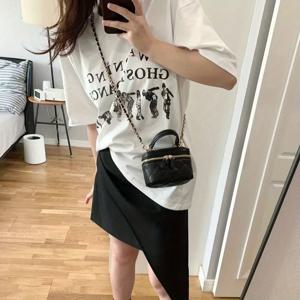 TEMU 여성 패션 신상 숄더백, 고급 소형 스퀘어 백, 다용도 크로스바디 가방, 핸드백 & 캐리어 미니 체인 스몰 프래그런트 윈드 메신저백