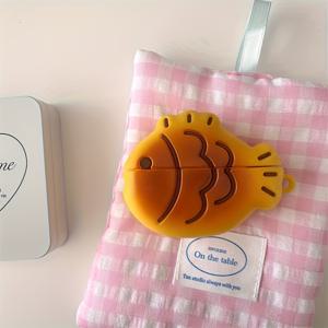 TEMU For AirPods 1st/2nd/3rd/4th Generation & Pro/Pro 2용 재미있는 통나 모양 케이스 - 가벼우면서 튼튼한 보호 커버, 귀여운 만화 디자인, 밝은 색상, 여행 및 일상적인 사용을 위한 완벽한 선물, for Airpods 케이스용