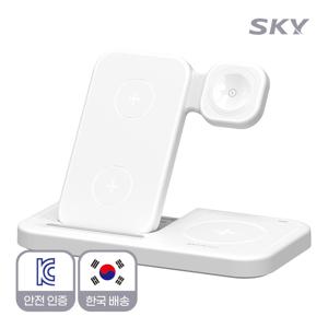 TEMU 스카이 필 W56 3in1 20W 고속 무선 충전기 for Samsung/Apple