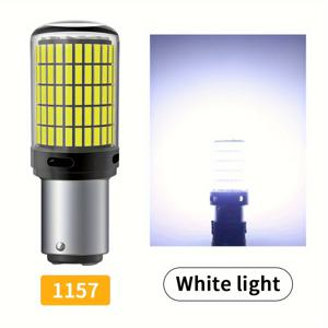 TEMU 오프라 2X 고출력 LED 자동차 조명 - 1156 PY21W, 1157 BAY15D, P21/5W, 150x4014 SMD, 캔버스 호환 전후면 전구, 7440 & 7443, 모든 차량에 적합, 블랙 하우징의 밝은 노란색 빛, 차량 조명 업그레이드 | 세련된 전구 디자인 | 고품질 자동차용 전구