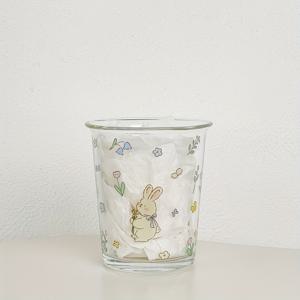 TEMU 밀크 슈가 래빗 글라스 (1/2 판매 350ml)