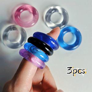 TEMU 1/2/3/4개 세트 우아한 남성용 반지 - 테마, 전원 불필요, 다양한 색상 제공, 결혼식, 생일, 기념일, 졸업, 크리스마스, 할로윈, 추수감사절, 하누카에 완벽한 선물, 재미있는 파티 액세서리 & 스타일리시 주얼리 선물, 장식품, 이벤트 소품, 유쾌한 디자인, 광택 마감