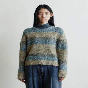 [모노크롬] kid mohair multi pullover (multi)