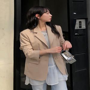 [바시카] 베이직 싱글 블레이저 자켓_2color