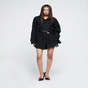 [와이씨에이치] BELTED WRINKLE SHIRTS BLACK (R25BL4061BK)