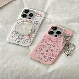 [메이드모먼] vintage pink beige 디자인 [맥세이프 하드 폰케이스]