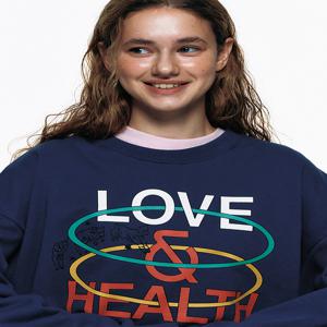 [센토르] LOVE & HEALTH SWEATSHIRT_NAVY
