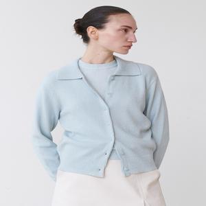 [루에브르] [SET] Boucle Knit Cardigan + Short Sleeve Top SS5SD144_2color