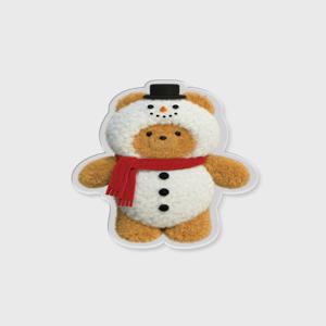 [더나인몰] [아크릴스마트톡] greetings gummy snowman