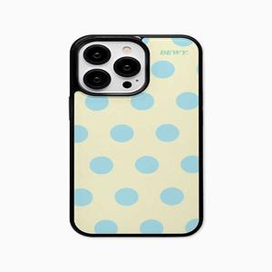 [듀이] yellow polka dot phone case 맥세이프 글라스/ 글라스/ 에폭시 범퍼 폰케이스 (+갤럭시, 제트플립)