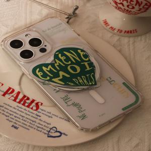[에프터눈 오리] Voyageurs GREEN Magsafe phone case SET