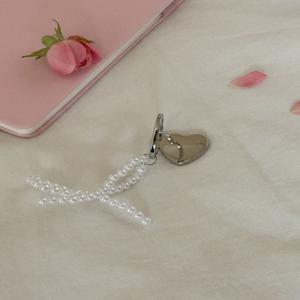 [메이드모먼] ribbon of pearls [하트 스마트 링]