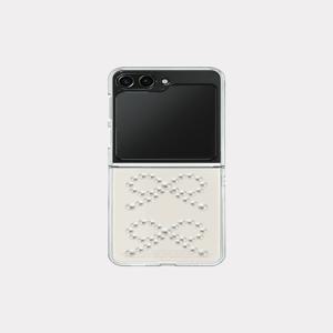 [메이드모먼] pearl glow 디자인 [제트플립 클리어하드 폰케이스]