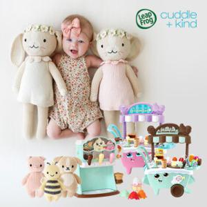 쁘띠엘린 애착인형 젤리캣 &커들앤카인드 &역할놀이 립프로그