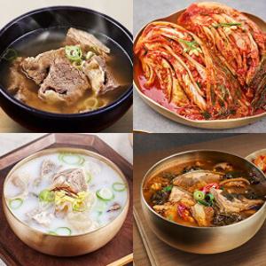 [메가딜데이]정성곳간 강순의명인 갈비탕/포기김치/염소탕 外