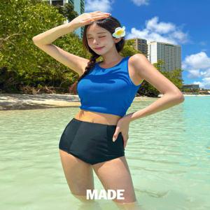[MADE/워터밤룩????] 세러데이 비키니 나시 탑 블랙 레드 자체제작 흠뻑쇼 워터밤 섹시 수영복 모노키니 스트랩 흠뻑쇼룩