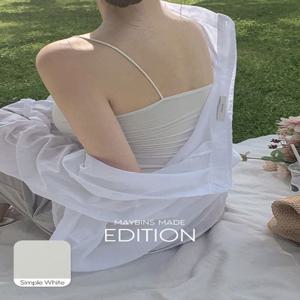 [1만장돌파/무료배송????/MADE]돌 셔링 캡 슬리브리스(+NEW 컬러)(자체제작 제작상품 셔링슬리브리스 셔링나시 슬리브 끈나시 뷔스티에 가슴패드 나시 이너템 베이직 데일리)