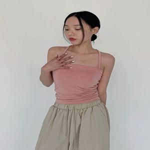 ????주문폭주/퀄리티보장/착한가격????[필수소장] 소프트텐션 홀터 나시 - 7color 끈나시 민소매 홀터넥 이너 레이어드 데일리 봄 여름 가을 겨울 만원이하