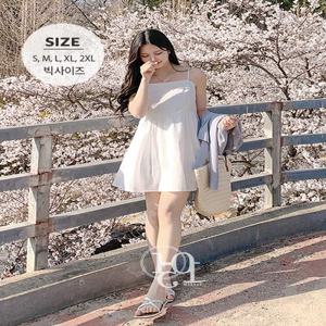 [하객룩????️바캉스룩]데이 민소매 미니 원피스