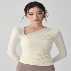언밸런스 매쉬 롱슬리브 탑 (3colors)