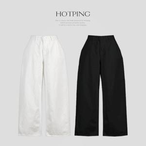 [단독][핏대박/군살지우개][MADE] 레스타 난스판 벌룬와이드 코튼팬츠 (25~36) (빅사이즈바지-오버핏팬츠-벌룬핏-와이드핏-베이직-체형커버-군살커버-면바지-세미와이드팬츠)