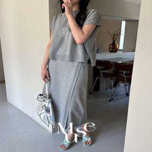 [Muse12]그레이스 랩 스커트 세트