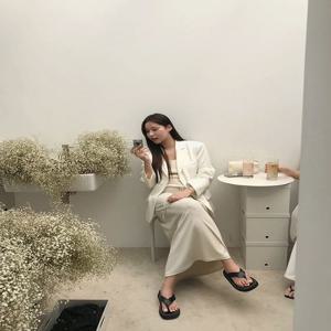 리닝 롱 스커트