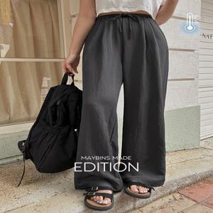 [2천장돌파/MADE]온트 쿨링 밴딩 팬츠(+NEW컬러)(자체제작 제작상품 팬츠 밴딩팬츠 바지 쿨링팬츠 쿨링바지 여름밴딩바지 썸머팬츠 시원한바지 냉감팬츠 와이드핏)