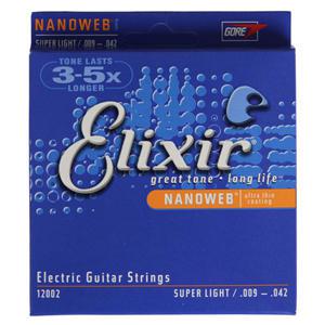 Elixir Nanoweb 엘릭서 일렉트릭 SuperLIGHT, LIGHT, MEDIUM 기타줄/현/스트링