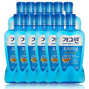 [가그린] 구강 청결제 오리지날 750ml X 12개