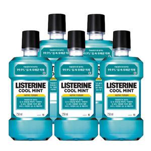 리스테린 쿨민트 250ml 5개